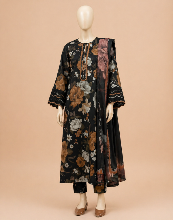 Baroque D-100 Printed 3PC suit