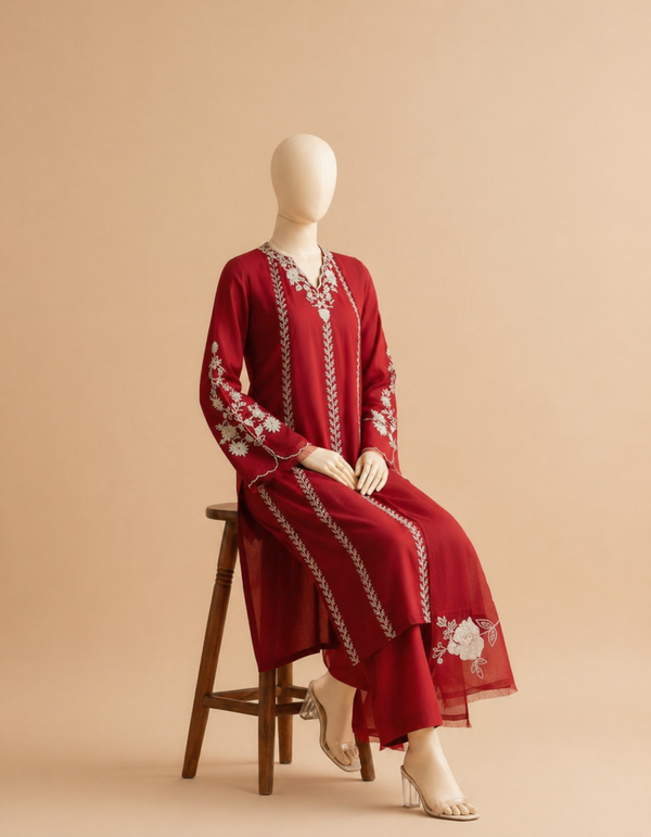 COCO-211 Dhanak Embroidered 3PC