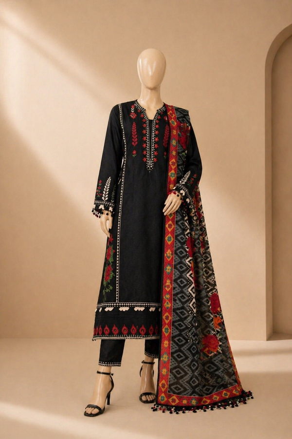 Embroidered Lawn Three Piece Summer Collection