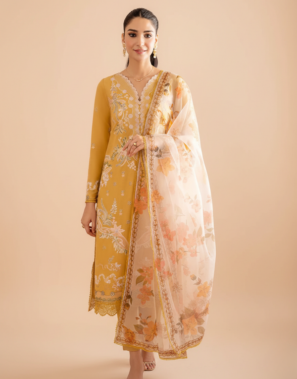 Cross Stitch Embroidered lawn 3Pc CS-15