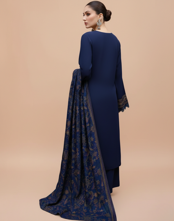 Bareeze D-10 Embroidered Dhanak 3PC Winter Collection