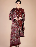 Bareeze FCC-192 Red Embroidered Dhanak 3PC Winter Collection