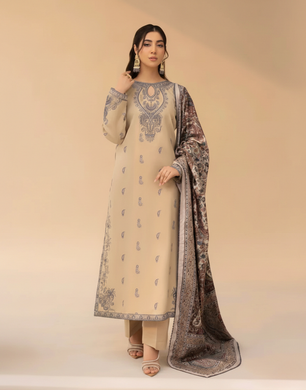 Sapphire SP-10 Embroidered Lawn 3PC