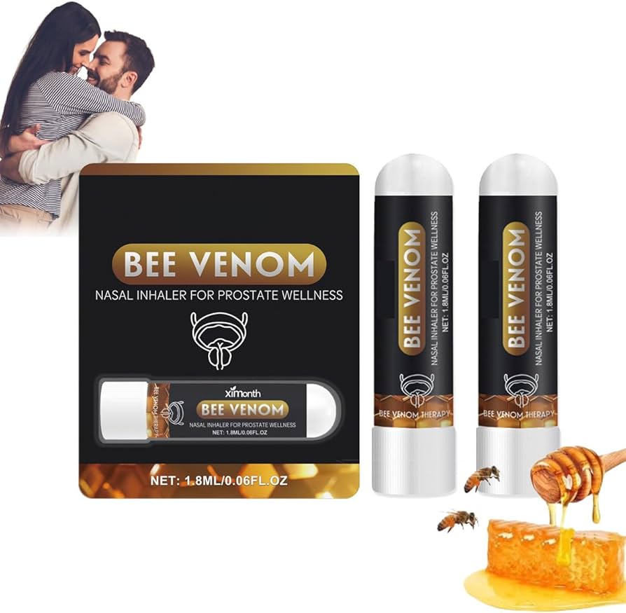Ximonth Bee Venom Nasal Inhaler for Prostate Wellness - Stick for Men’s Circulation & Vitality Support