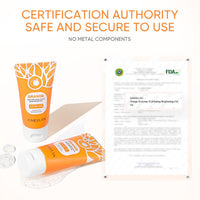Orange Whitening Exfoliating Brightening Gel – Deep Cleansing & Skin Brightening Face Scrub