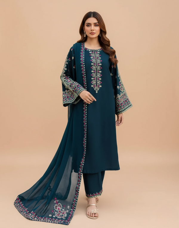 Sapphire SP-29 Embroidered Lawn 3PC