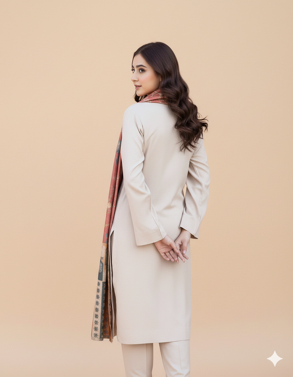 Sapphire D-189 Embroidered lawn 3pc