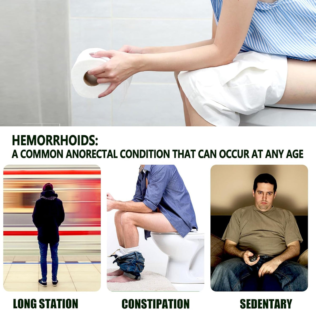 Hemorrhoid Relief Spray – Natural Herbal Soothing Treatment for Swelling, Itching & Discomfort Support