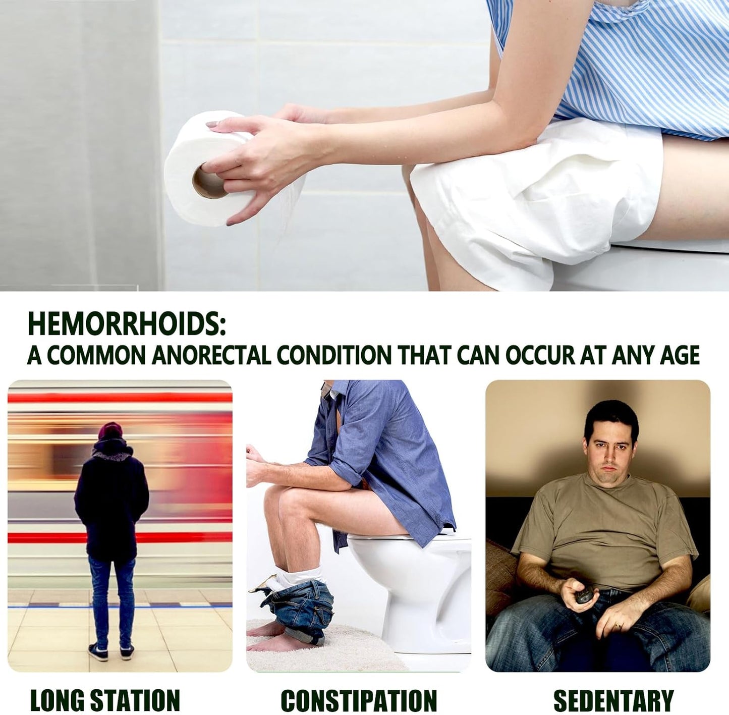 Hemorrhoid Relief Spray – Natural Herbal Soothing Treatment for Swelling, Itching & Discomfort Support