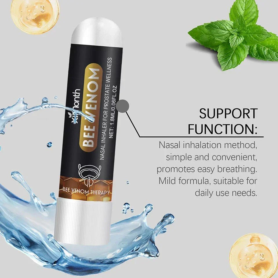 Ximonth Bee Venom Nasal Inhaler for Prostate Wellness - Stick for Men’s Circulation & Vitality Support