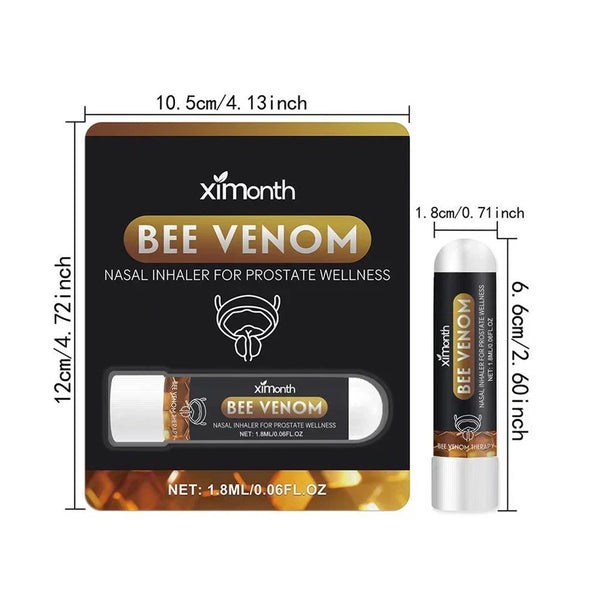 Ximonth Bee Venom Nasal Inhaler for Prostate Wellness - Stick for Men’s Circulation & Vitality Support