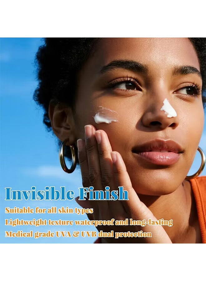 Hanxi Whitening Sunscreen SPF50+ PA+++ – UV Protection & Skin Brightening Sun Cream (50g)