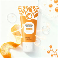 Orange Whitening Exfoliating Brightening Gel – Deep Cleansing & Skin Brightening Face Scrub
