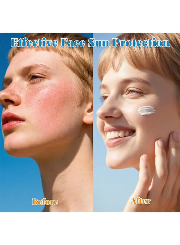 Hanxi Whitening Sunscreen SPF50+ PA+++ – UV Protection & Skin Brightening Sun Cream (50g)