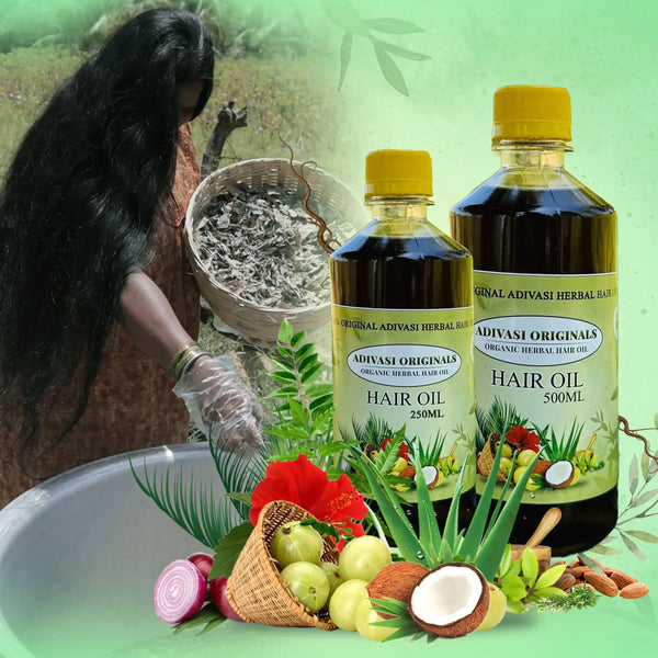 Adivasi Neelabari 100% Herbal Hair Oil for Men & Women