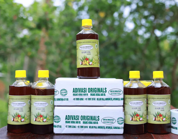 Adivasi Neelabari 100% Herbal Hair Oil for Men & Women