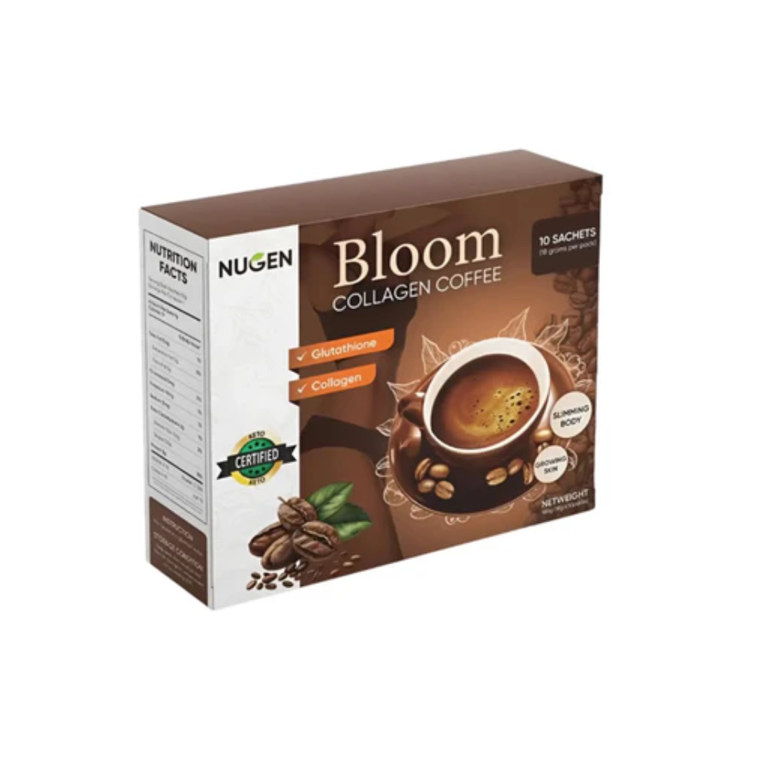 Collagen Coffee Powder Sachets – Beauty-Enhancing Slimming Coffee with Herbal Extracts for Weight Loss & Glowing Skin