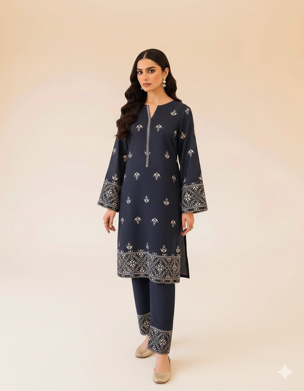 Kayseria D-12 Embroidered Two Piece Lawn collection
