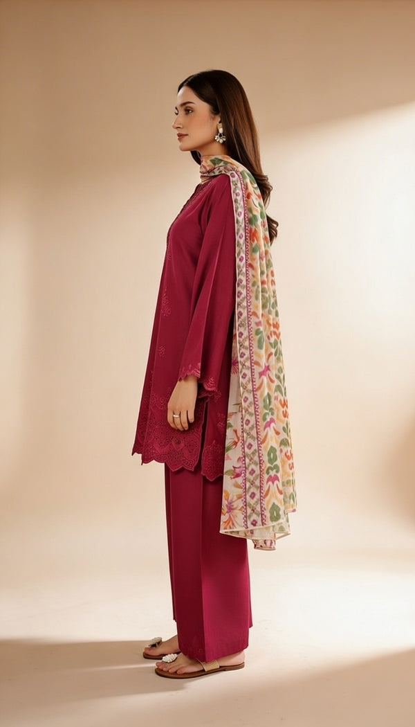 Cross Stitch CS-02 Embroidered 3 Pc Lawn Collection