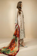 Mushq Embroidered lawn Three Piece D-212
