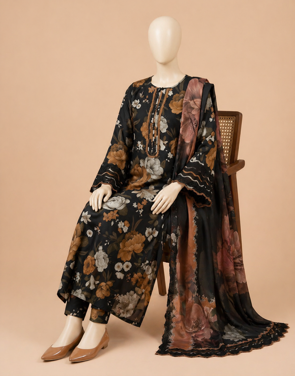 Baroque D-100 Printed 3PC suit