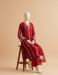 COCO-211 Dhanak Embroidered 3PC