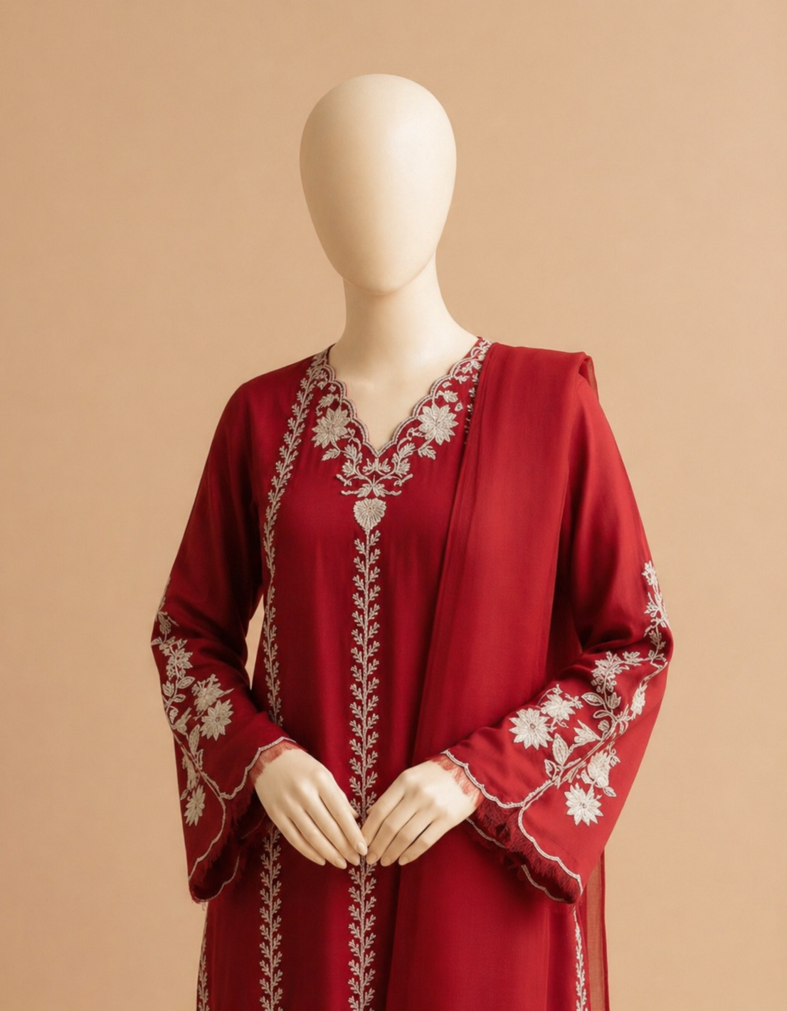 COCO-211 Dhanak Embroidered 3PC