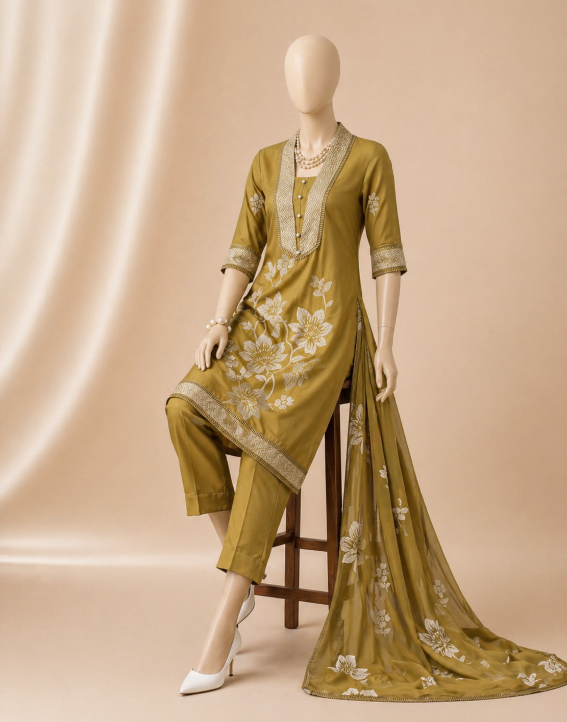 Bareeze BR-5025 Embroidered 3PC Winter Collection