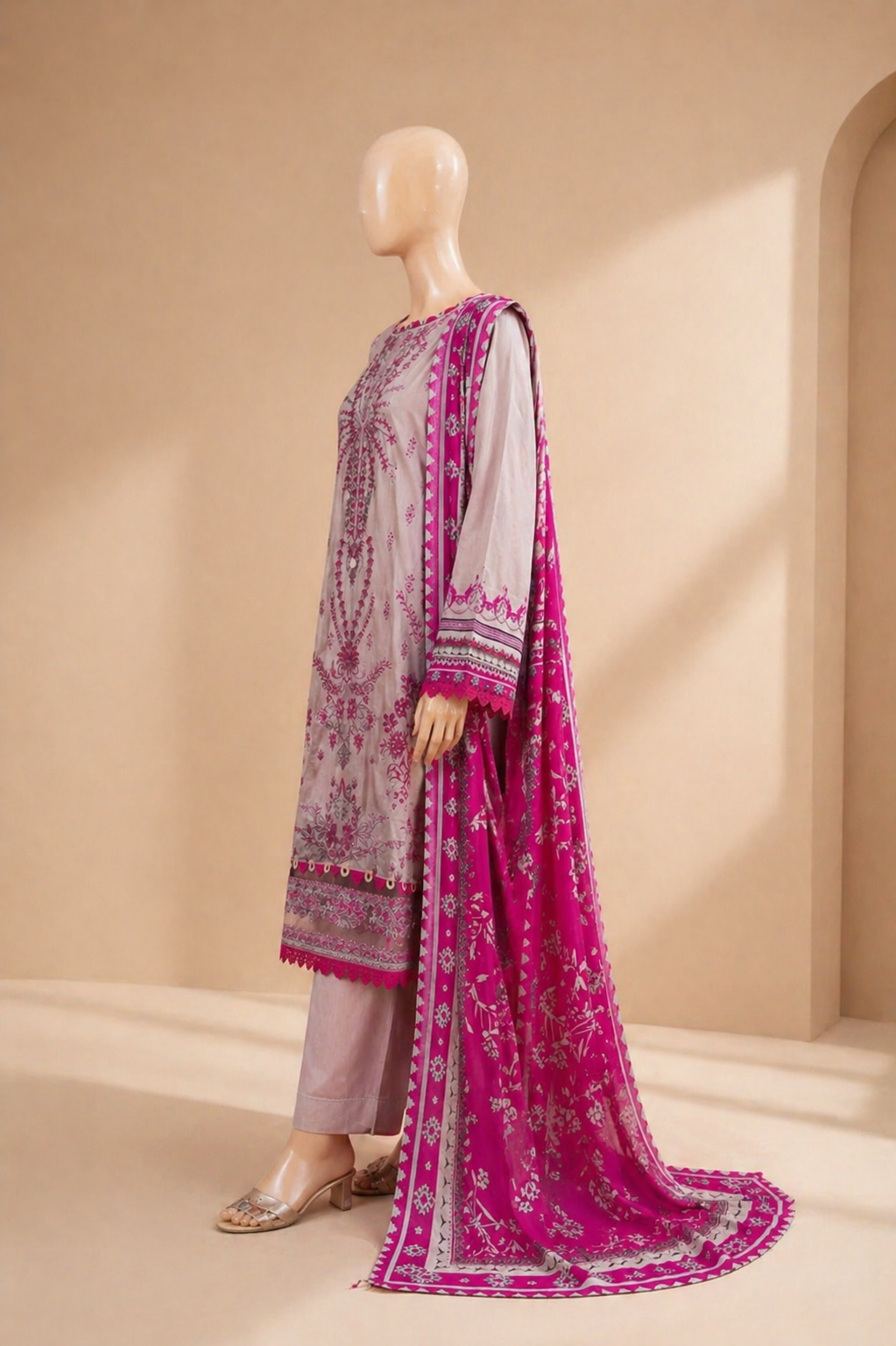Sapphire Embroidered lawn Three Piece SPL-932