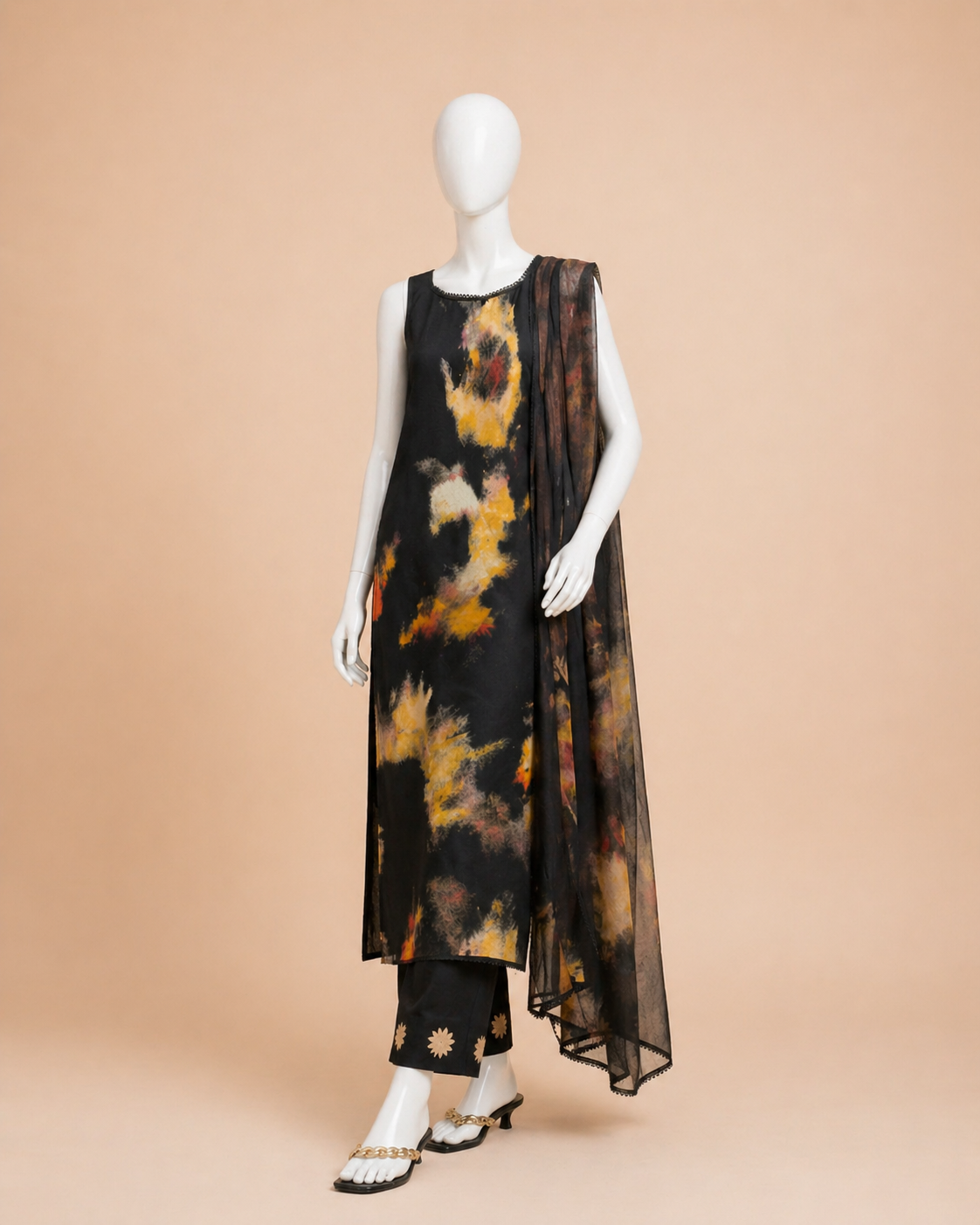 Ac-155 Shamooz Silk Printed 3pc Wt