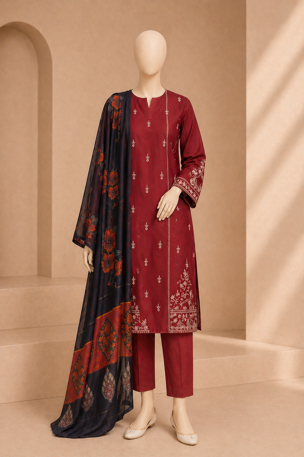 Urge Embroidered lawn 3PC URL-696
