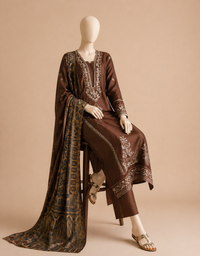 COCO-223 Dhanak Embroidered 3PC