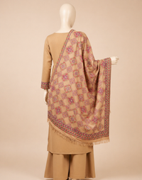 Bareeze FCC-198 Skin Embroidered Dhanak 3PC Winter Collection