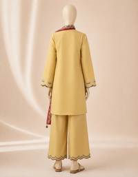 Sapphire D-176 Embroidered Dhanak 3PC