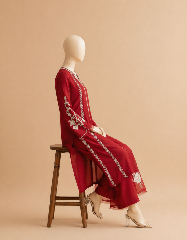 COCO-211 Dhanak Embroidered 3PC