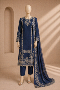 Embroidered lawn 3PC