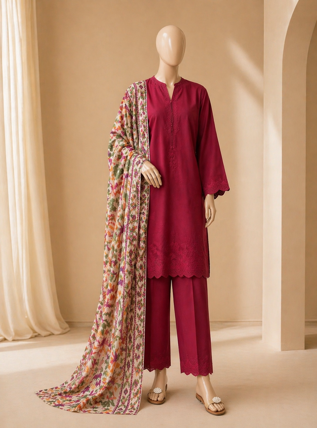 Cross Stitch CS-02 Embroidered 3 Pc Lawn Collection