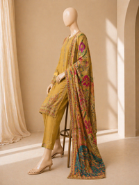 Sapphire Embroidered lawn Three Piece SPW-857