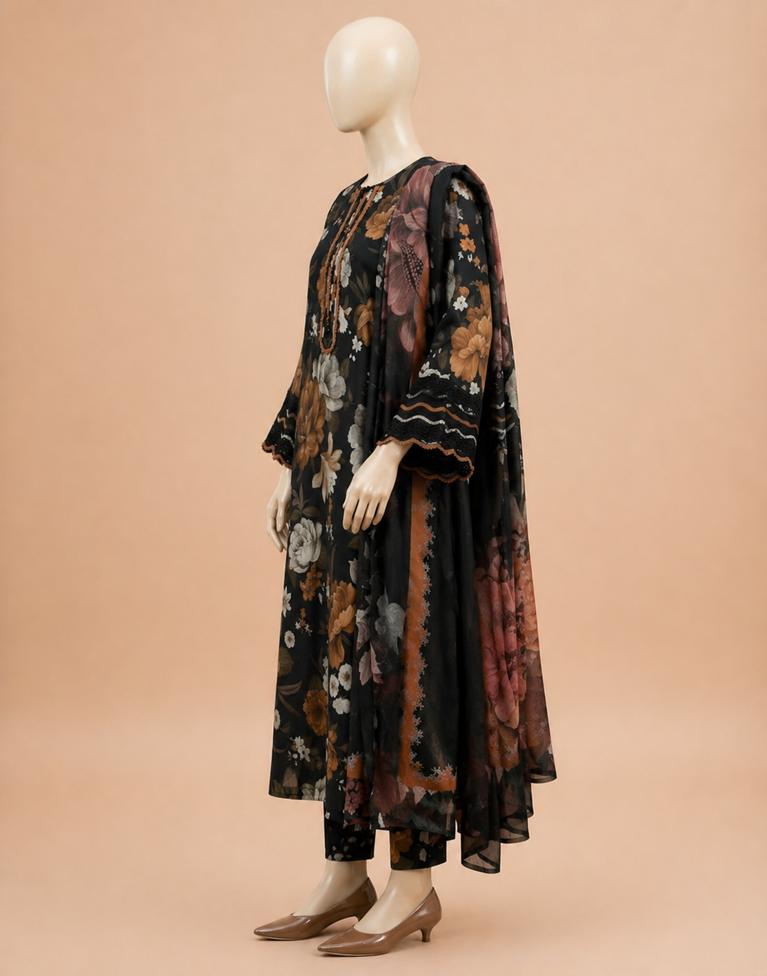 Baroque D-100 Printed 3PC suit