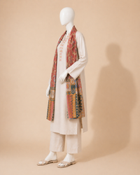 Sapphire D-189 Embroidered lawn 3pc