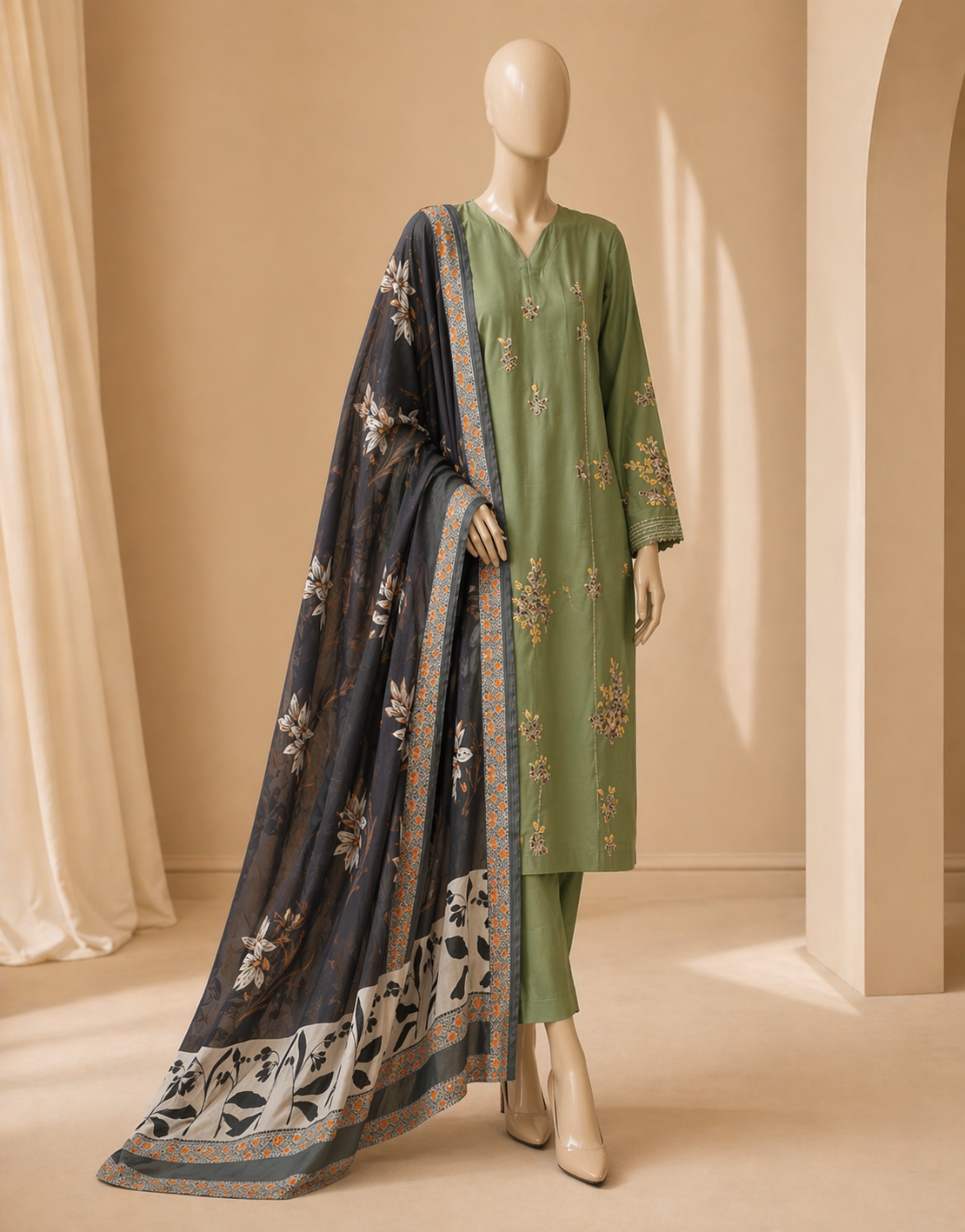 Urge Embroidered lawn 3Pc UR-721