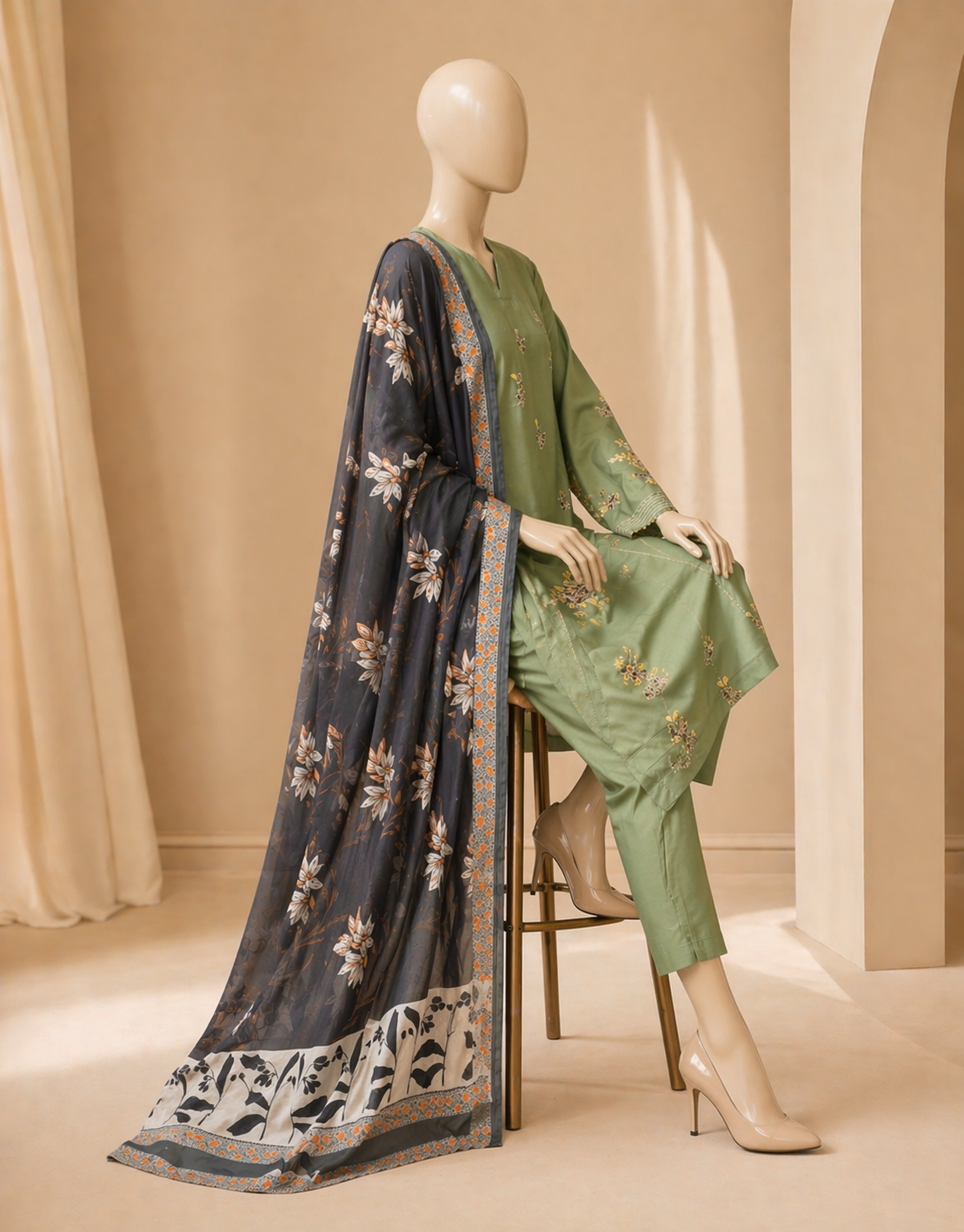 Urge Embroidered lawn 3Pc UR-721