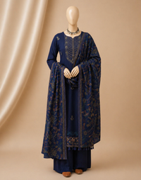 Bareeze D-10 Embroidered Dhanak 3PC Winter Collection