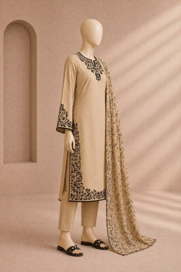 Sapphire Embroidered lawn 3Pc SPL-746