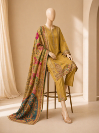 Sapphire Embroidered lawn Three Piece SPW-857