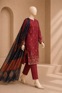 Urge Embroidered lawn 3PC URL-696