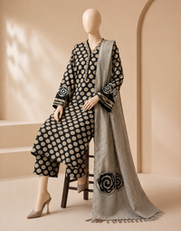 Sapphire D-802 Circle Khaddar Printed 3PC