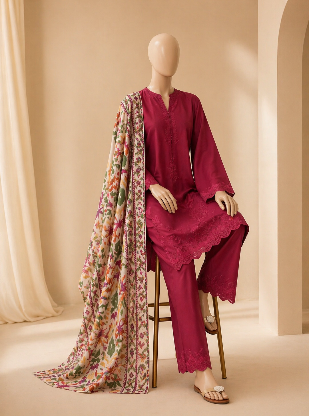 Cross Stitch CS-02 Embroidered 3 Pc Lawn Collection