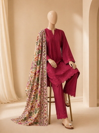 Cross Stitch CS-02 Embroidered 3 Pc Lawn Collection